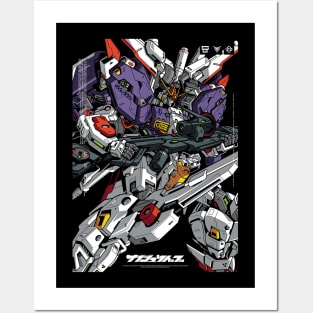 Big Gundam Robot Posters and Art